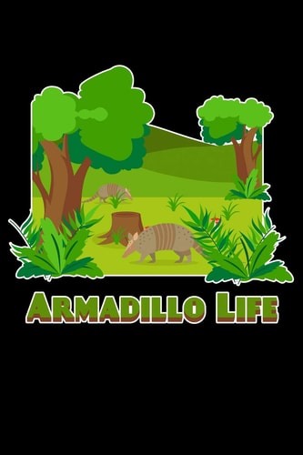 Armadillo Life 6x9 120 Pages Quad Ruled Your Personal Diary for an Awesome Summer
