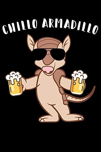 Chillo Armadillo 6x9 120 Pages Dot Grid Your Personal Diary for an Awesome Summer