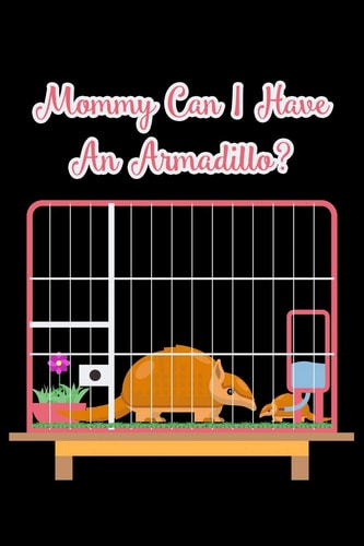 Mommy Can I Have An Armadillo? 6x9 120 Pages Quad Ruled Your Personal Diary for an Awesome Summer