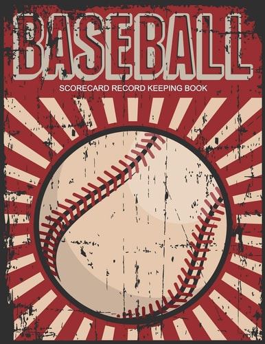 Baseball Scorecard Record Keeping Book Baseball Score Sheet, Scorekeeper Book, Scorecard Sheets Games Perfect Record Keeping Book for Baseball Teams
