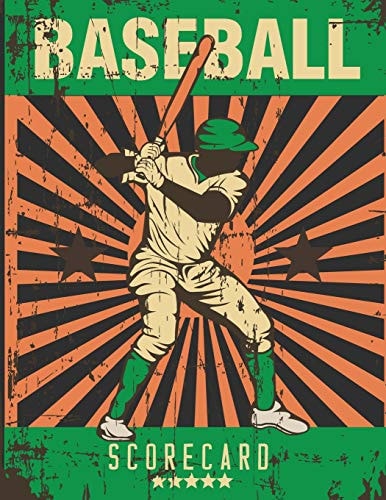 Baseball Scorecard Score Sheet, Scorekeeper Book, Scorecard Sheets Games Perfect Record Keeping Book for Baseball Teams