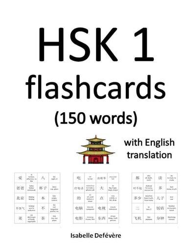 HSK 1 Flashcards (150 Words) with English Translation