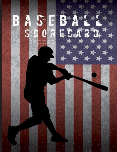 Baseball Scorecard Record Score Sheet, Scorekeeper Book, Scorecard Sheets Games Perfect Record Keeping Book for Baseball Teams