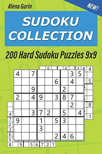 Sudoku Collection 200 Hard Sudoku Puzzles 9x9