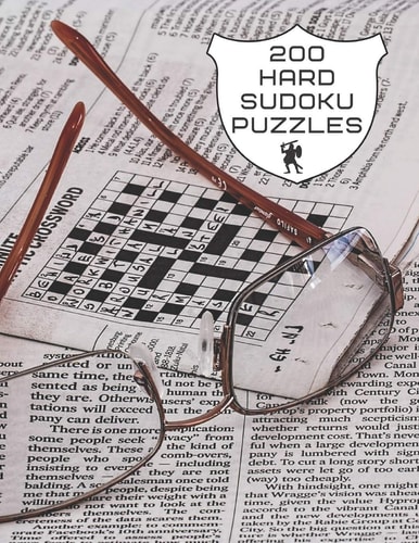 200 Hard Sudoku Puzzles In Large Print Sudoku Puzzle Book For Adults Including Answers