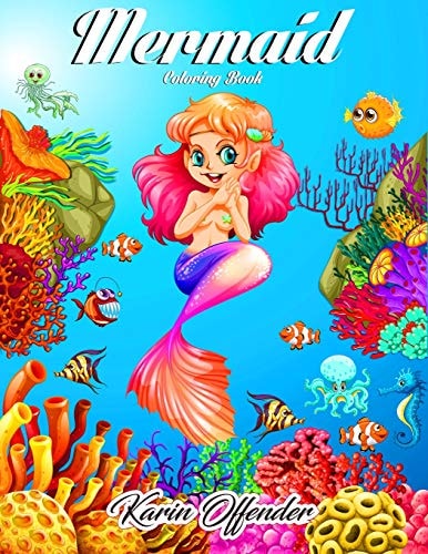 Mermaid Coloring Book Creative Adventure Mermaids Magnificent Dreams Collection Fantasy Ocean Paradise Wonderland