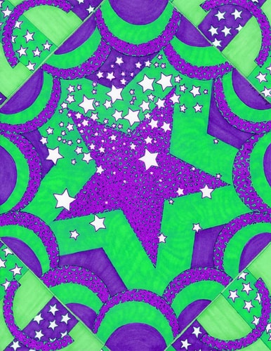 Dot Grid Stars