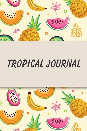 Tropical Diary Daily Health Tracker, Record Meals For The Day, Thoughts, And Water Intake