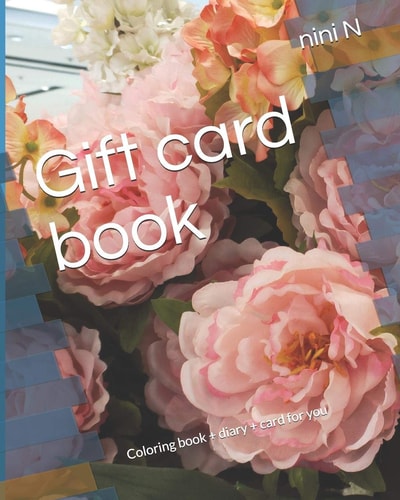 Gift Card Book Coloring Book + Diary + Card for You