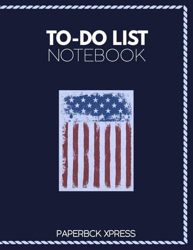 To Do List Notebook Personal & Business Tasks With Priority Status, Daily To Do List, Checklist Paper Agenda 8.5 X 11 - Coast Guard Edition