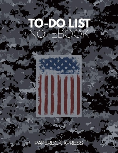 To Do List Notebook Personal & Business Tasks With Priority Status, Daily To Do List, Checklist Paper Agenda 8.5 X 11 - Air Force Edition