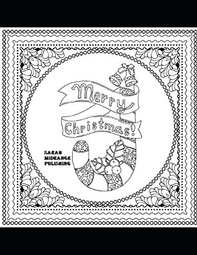 Merry Christmas Coloring in Book Painting Book Pen Workbook