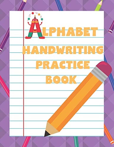 Alphabet Handwriting Practice Book Preschool & Kindergarten Spanish Primary Penmanship Workbook for Children & Kids