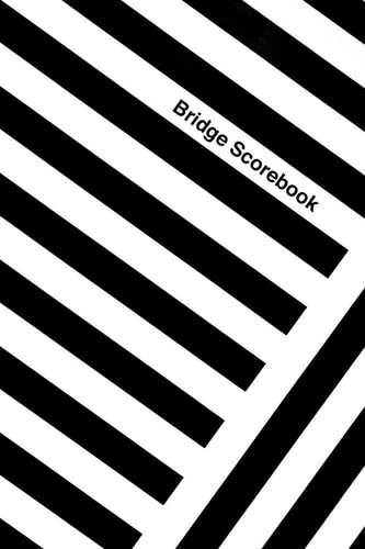 Bridge Scorebook 100 Tally Scoresheets for Rubber Bridge