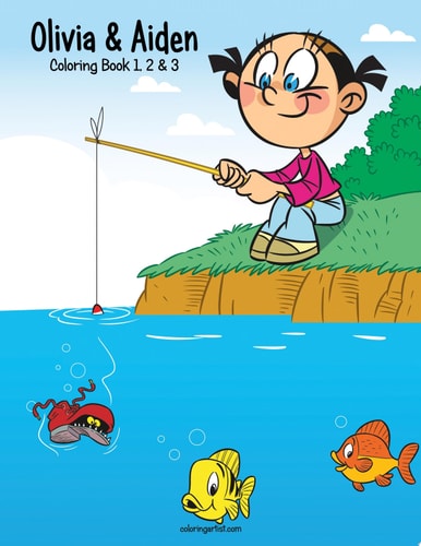 Olivia & Aiden Coloring Book 1, 2 & 3