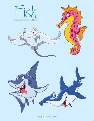 Fish Coloring Book for Toddlers 1