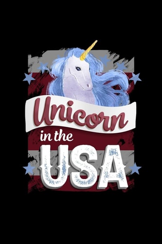 Unicorn in the USA 120 Pages, Soft Matte Cover, 6 X 9