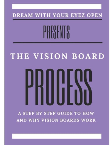 The Vision Board Process Dream with Your Eyez Open
