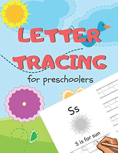 Letter Tracing for Preschoolers Handwriting Practice Alphabet Workbook for Kids Ages 3-5, Toddlers, Nursery, Kindergartens, Homeschool | Learning to Write Letters ABC Children | Fun Educational Activities | Volume 1 Sun | 8. 5 X 11 Inches, 110 Pages