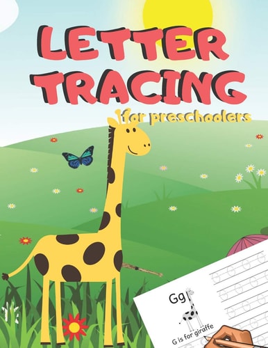 Letter Tracing for Preschoolers Handwriting Practice Alphabet Workbook for Kids Ages 3-5, Toddlers, Nursery, Kindergartens, Homeschool - Learning to Write Letters ABC Children - Fun Educational Activities - Volume 9 Giraffe - 8. 5 X 11 Inches, 110 Pages