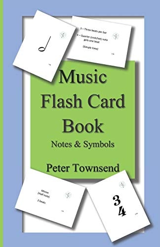 Music Flash Card Book Notes and Symbols
