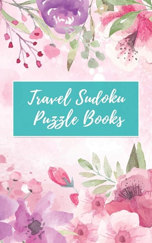 Travel Sudoku Puzzle Books Easy Sudoku Puzzle Pocket Size (5"x8" )