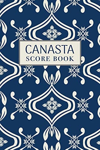 Canasta Score Book 6x9, 110 Pages, Keep Track of Scoring Card Games