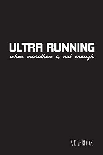 Ultra Running Notizbuch - Liniert - 15,2 X 22,9 Cm - Geschenk