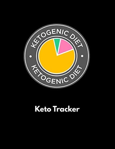 Ketogenic Diet Keto Tracker Plain Black Themed Female Fitness and Weight Loss Tracker