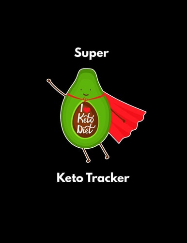 Super Keto Tracker Plain Black Themed Female Fitness and Weight Loss Tracker