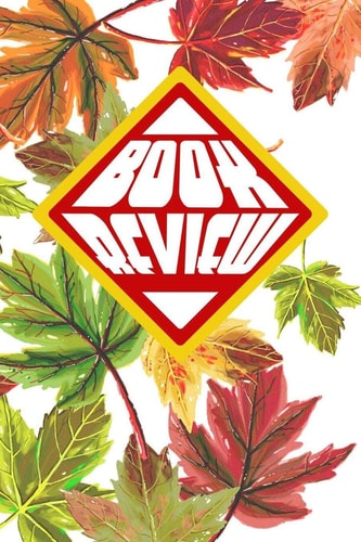 Book Review White Fall and Autumn Seasons Themed Cover with Cute Colorful Leaves with Stem Decoration Forest Design Gift