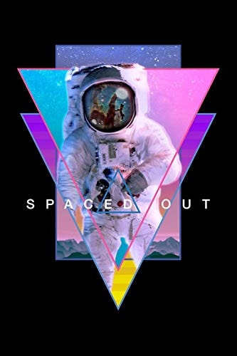 Spaced Out Astronaut Vaporwave Astronaut in Space