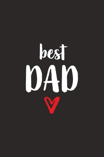 Best Dad Papa Mit Herz I Notizbuch Notizheft Planer Mit Linierten Seiten
