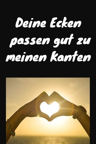 Deine Ecken Passen Gut Zu Meinen Kanten Notizbuch / Notizheft / Liniert - 120 Seiten - A5 - Geschenk Für Einen Ganz Besonderen Menschen - Freund - Freundin - Ehemann - Ehefrau - Bruder - Schwester
