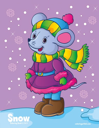 Snow Coloring Book 1, 2 & 3