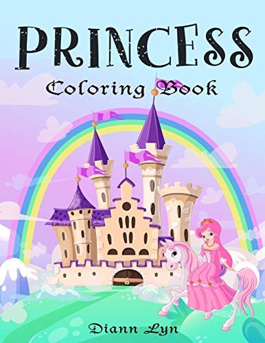 Princess Coloring Book Coloring Book for Girls Ages 4-8
