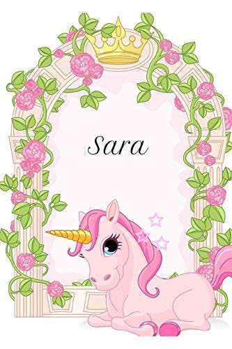 Sara Diario de Unicornios Para Niñas, Regalo Personalizado