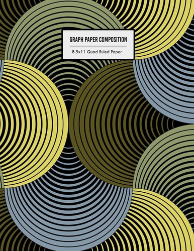 Graph Paper Composition 100 Grid Pages, Quad Ruled (Large 8. 5x11 )