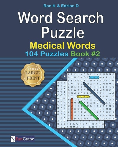 Word Search Puzzle Medical Words: 104 Puzzles
