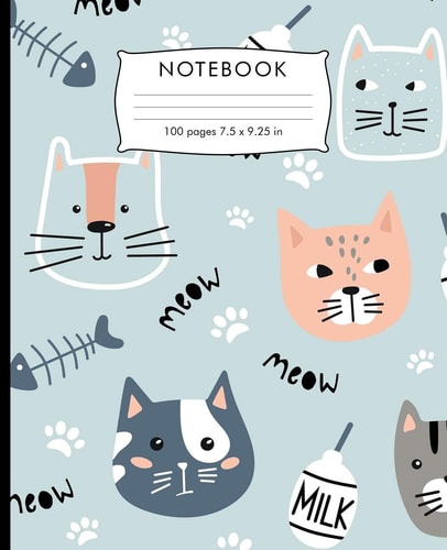 Notebook Dabbing Unicorn Pattern Hand Writing Paper. 100 Pages Handwriting Book 7. 5 X 9. 25 Inches for Practice Writing
