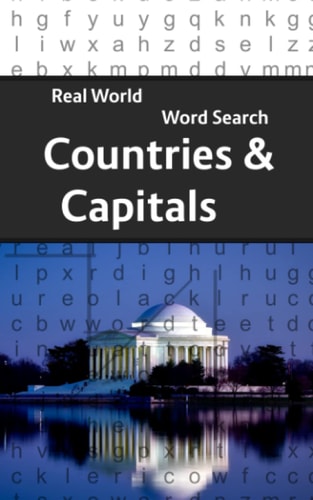 Real World Word Search Countries & Capitals