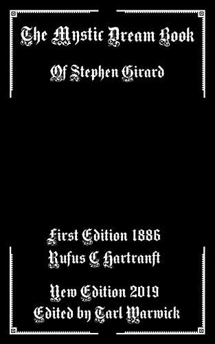 The Mystic Dream Book Of Stephen Girard