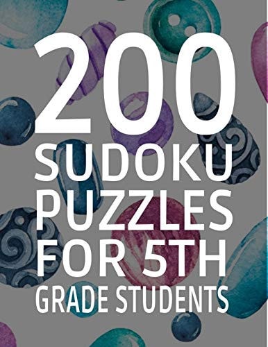 200 Sudoku Puzzles for 5th Grade Students Difficulty Level Easy, 251 Pages, Soft Matte Cover, 8. 5 X 11