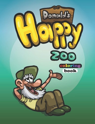 Donald's Happy Zoo Coloring Book