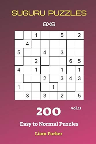 Suguru Puzzles - 200 Easy to Normal Puzzles 8x8 Vol. 11