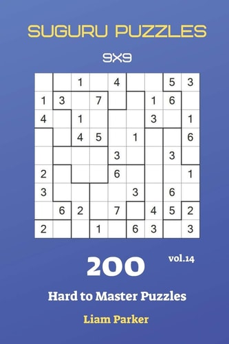 Suguru Puzzles - 200 Hard to Master Puzzles 9x9 Vol. 14
