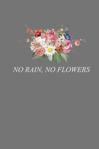 No Rain, No Flowers Vintage Gardening Lover Gift