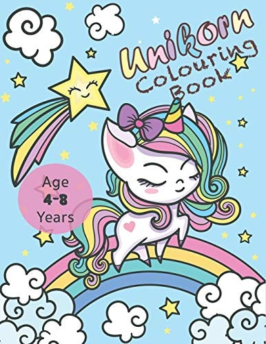 Unicorn Colouring Book Activity Book for Kids Age 4-8 Years - Unicorn, Rainbow, Magic and More!