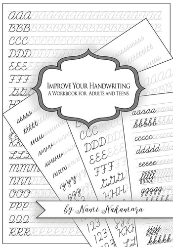 Improve Your Handwriting A Workbook for Adults and Teens: Cursive Writing Penmanship Handwriting Workbook for Adults and Teens