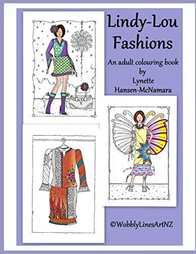 Lindy-Lou Fashions An Adult Colouring Book